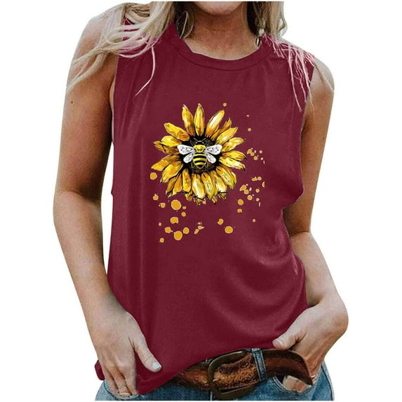 Cute Summer Knitted Tops For Women Plus Size Cotton Tank Tops For Women Pack Plus Size Tunic Tops For Women 2026 Cool T Shirts For Women Graphic Vintage
