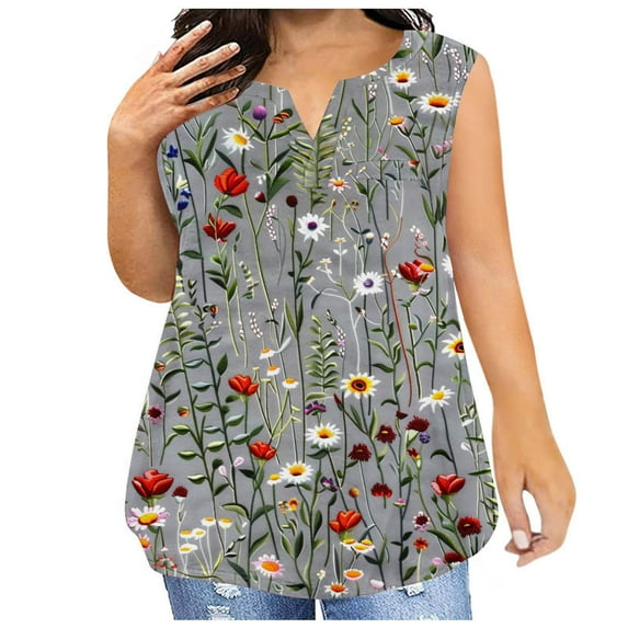 Cute Summer Knitted Tops For Women Plus Size Tank Tops For Women 2026 Pack Tunic Tops For Women Loose Fit Dressy V Neck T Shirts For Women Loose Fit