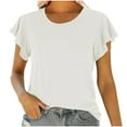 thumbnail image 1 of Cute Summer Tops For Women 2026 Trendy Sexy Womens Summer Tops Casual Blouses For Women Business T Shirts For Women Graphic V Neck, 1 of 4