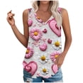 thumbnail image 1 of Bogo Cute Summer Tops For Women Petite Cotton Tank Tops For Women Long Women Tunic Tops Dressy Casual T Shirts For Women Funny, 1 of 5