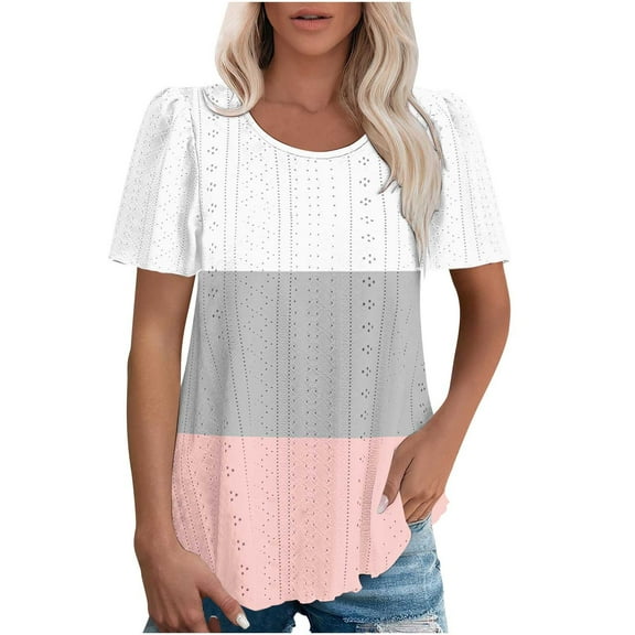 Cute Summer Tops For Women 2026 Trendy Sexy Womens Tops Short Sleeves Dressy Casual Womens Blouses Dressy Casual Red Funny T Shirts For Women Adult Humor
