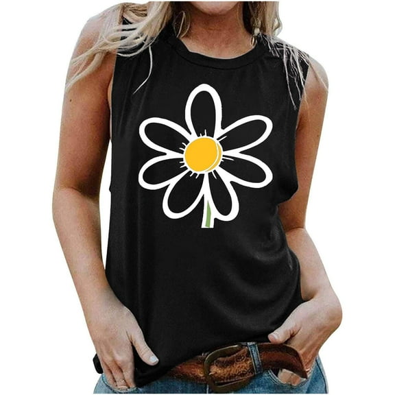 Cute Summer Tops For Women Y2K White Tank Top Women Cotton Tunic Tops For Women Loose Fit Dressy To Wear With Leggings Cute T Shirts For Women Oversized