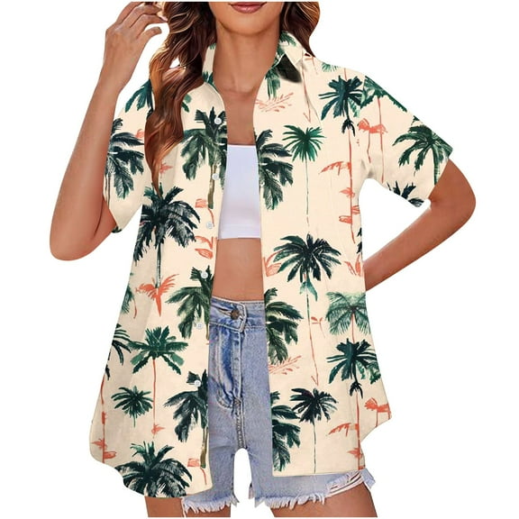 Bogo Cute Vacation Tops For Women Womens Tops Work Office Womens Blouses Casual Cute T Shirts For Women Graphic Y2K