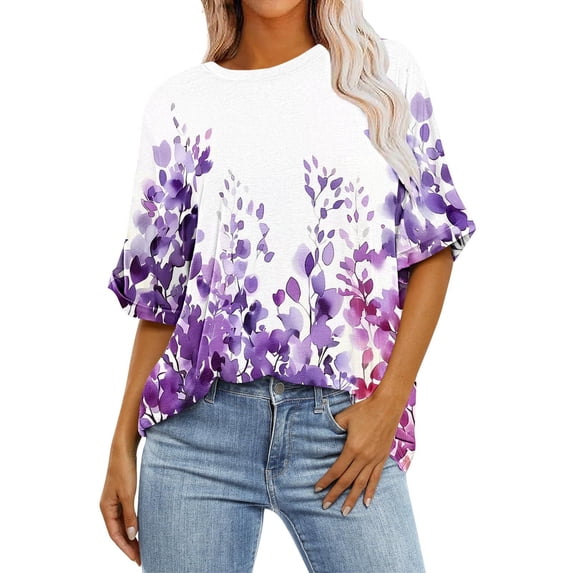 Bogo Cute Vacation Tops For Young Women Womens Tops Casual Dressy Womens Business Blouses For Work Professional T Shirts For Women Trendy 2025