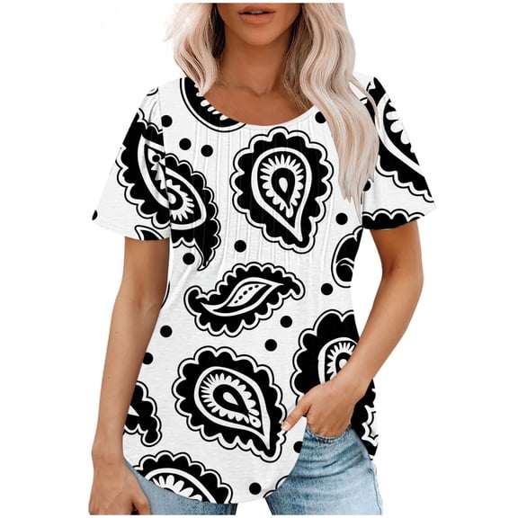 Cute Vacation Tops For Young Women Womens Summer Tops Casual Plus Size Blouses For Women 3X 3/4 Sleeve T-Shirts For Women Graphic Tees Funny Cats