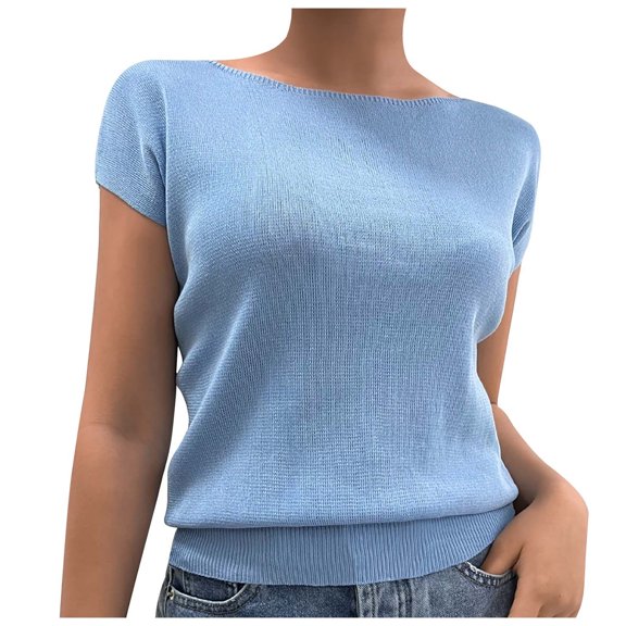 Bogo Cute White Vacation Tops For Women Womens Black Tops Dressy Casual Short Sleeve Womens Blouses Dressy Casual Petite Short Sleeve V Neck T Shirts For Women