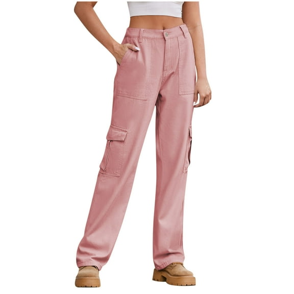 Bogo Jeans For Women Baggy Women'S Pants Casual Plus Size Cute Pants For Women Jeans Baggy Womens Pleated Straight Leg Trousers