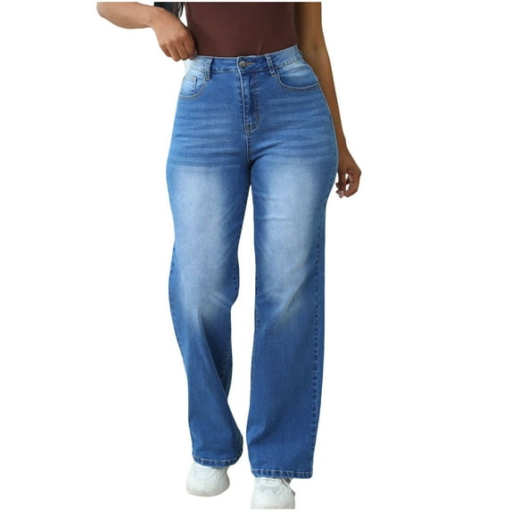 Bogo Jeans For Women High Waisted Stretch Bootcut Women Petite Capris Cute Pants For Women Y2K Womens Black Trousers High Waisted