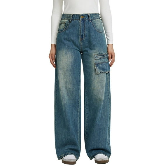 Bogo Jeans For Women Trendy High Waisted Petite Women'S Pants Petite Only Flare Pants For Women Western Womens High Waist Trousers Long
