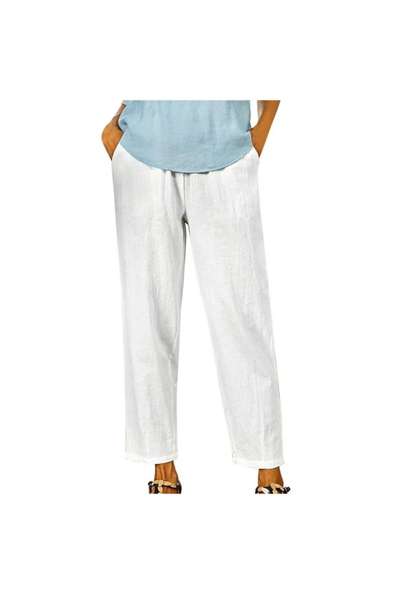 Linen Pants Women Petite Capri Petite Women Petite Pants Casual Cute Pants For Women Going Out Gym Sweatpants Women Plus Size Baggy Womens Trousers Dress Pants Petite