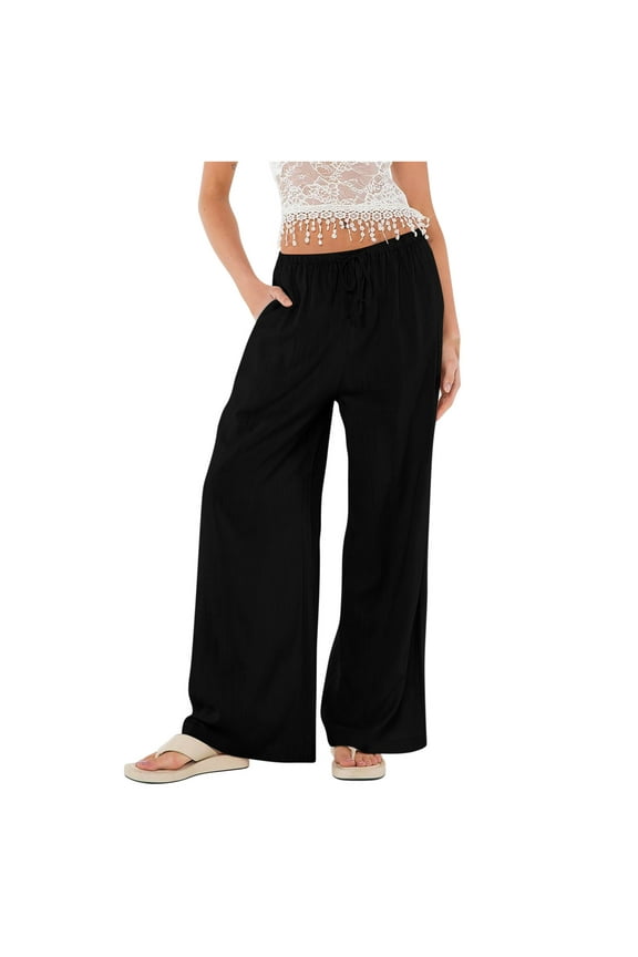 Linen Pants Women Petite Plus Capri Women'S Casual Pants & Capris Pink Cute Pants For Women Going Out Wide Leg Baggy Cargo Sweatpants Women Womens Black Trousers Petite