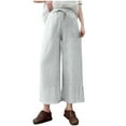 thumbnail image 1 of Bogo Linen Pants Women Petite Plus Long Women Petite Capris Pants Fashion Trendy Women 2025 Sweatpants Women Petite Plus Size Plus Size Wide Leg Trousers For Curvy Women, 1 of 6