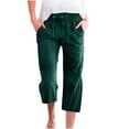 thumbnail image 1 of Bogo Linen Pants Women Petite Tapered Women'S Wide Leg Pants Petite Length Pants For Women Dressy Casual Wedding Baggy Sweatpants Women Petite Short Trousers For Women Dressy, 1 of 6