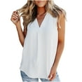 thumbnail image 1 of Plus Size Sexy Summer Tops For Curvy Women White Loose Crop Tank Top Woman Boho Tunic Tops For Women Loose Fit Cute Oversized T Shirts For Women Gym, 1 of 6