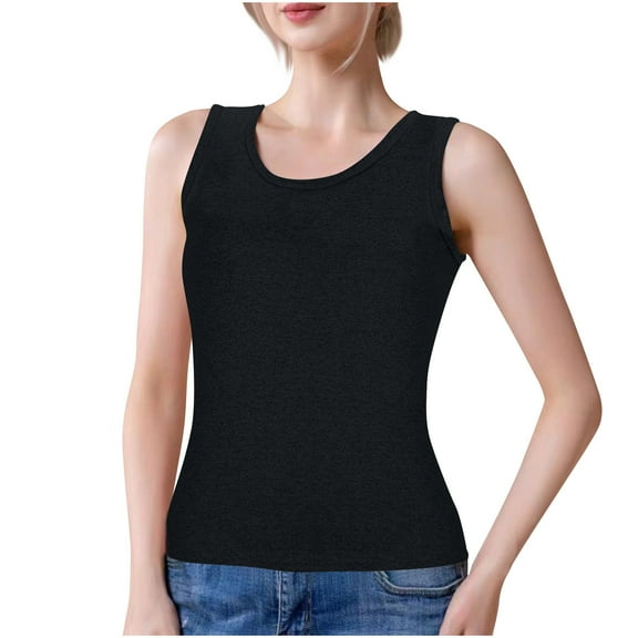 Plus Size Summer Tops For Curvy Women 4X Womens Tank Tops Fitted Black Tunic Tops For Women Loose Fit V Neck T Shirts For Women Cotton
