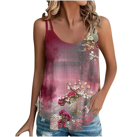 Plus Size Summer Tops For Women 4X Tank Tops For Women Pack Cotton Women Tunic Tops 3/4 Sleeve Graphic T Shirts For Women 2026 Trendy