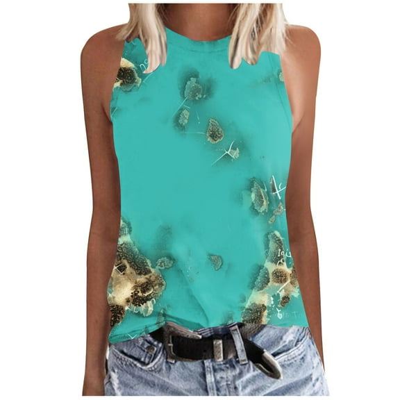 Plus Size Summer Tops For Women 4X Womens Tank Tops Pack White Sleeveless Button Down Tunic Tops For Women T-Shirts For Women Graphic Tees