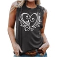 thumbnail image 1 of Bogo Plus Size Summer Tops For Women Basic Tank Tops For Women Pack Women Tunic Tops Dressy Casual T Shirts For Women Loose Fit, 1 of 4