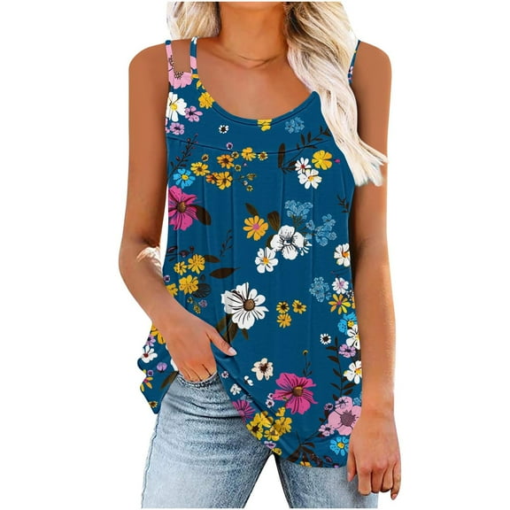 Plus Size Summer Tops For Women 5 Xl Extra Long Cotton Tank Tops For Women Tunic Tops For Women 2026 Plus Plus Size Cotton T Shirts For Women Loose Fit