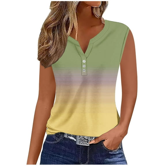 Plus Size Summer Tops For Women On Cotton Tank Top Women Pack Plus Size Tunic Tops For Women Loose Fit Dressy V Neck T Shirts For Women Cotton
