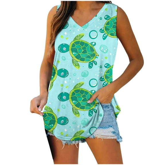 Plus Size Summer Tops For Women Sexy Extra Long Cotton Tank Tops For Women Plus Size Tunic Tank Tops For Women Loose Fit Dressy T Shirts For Women Graphic Pack