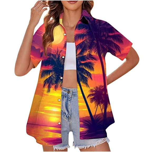 Bogo Short Sleeve Summer Tops For Women 2025 Vacation Trendy Womens Plus Size Tops Dressy Casual 5Xl Business Work Blouses T Shirts For Women Cotton Pack