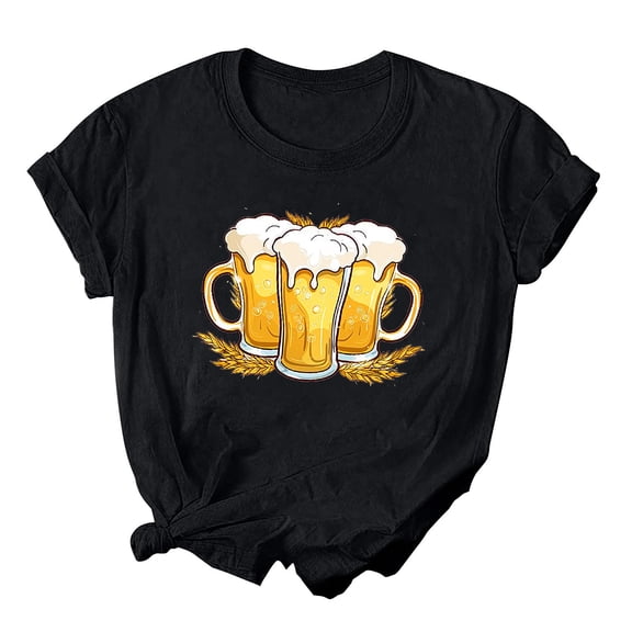 Bogo Spring Blouses For Women 2025 Womens Tops Dressy Casual Short Sleeve Blue Blouses For Women Business Formal Soft Cotton V Neck T Shirts Women Loose Fit