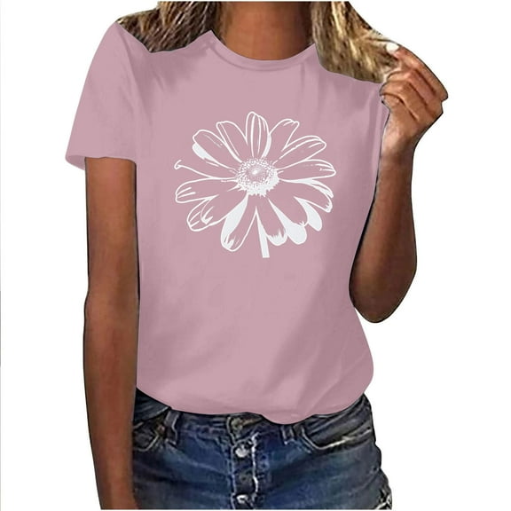 Summer 2026 Womens Fashion Womens Tops Dressy Casual Short Sleeve White Blouses For Women Short Sleeve Cute T Shirts For Women Graphic Y2K