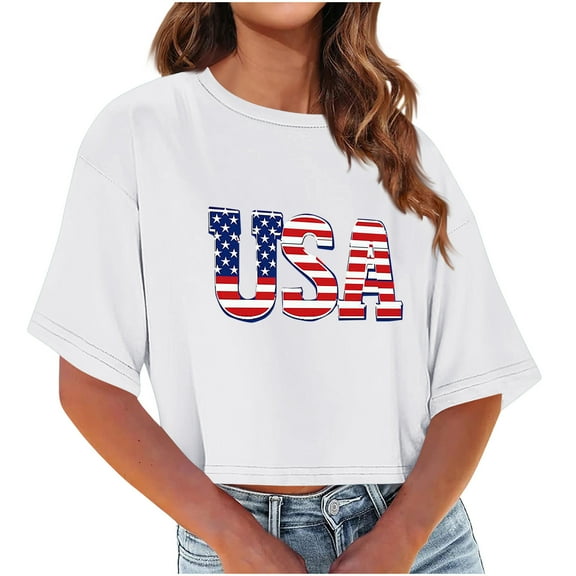 Bogo Summer Fashion 2025 3/4 Length Sleeve Womens Tops Plus Size Cotton Business Casual Blouses For Women Fall Short Sleeve V Neck T Shirts For Women