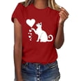thumbnail image 1 of Summer Tank Tops For Women 2026 Vacation Trendy Womens Workout Tops Short Sleeve Loose Fit Women Work Blouses Business Casual T Shirts For Women Graphic Vintage, 1 of 3