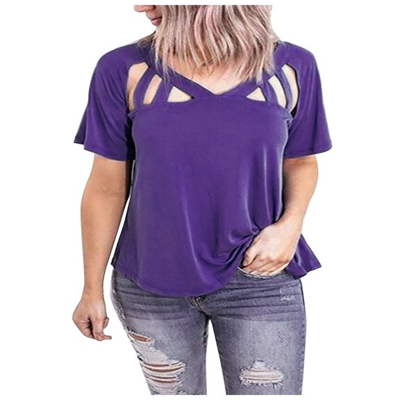 Bogo Summer Tops For Women 2025 3/4 Length Sleeve Womens Tops Plus Size Tunic Womens Blouses Dressy Casual Sexy T Shirts For Women Trendy Winter