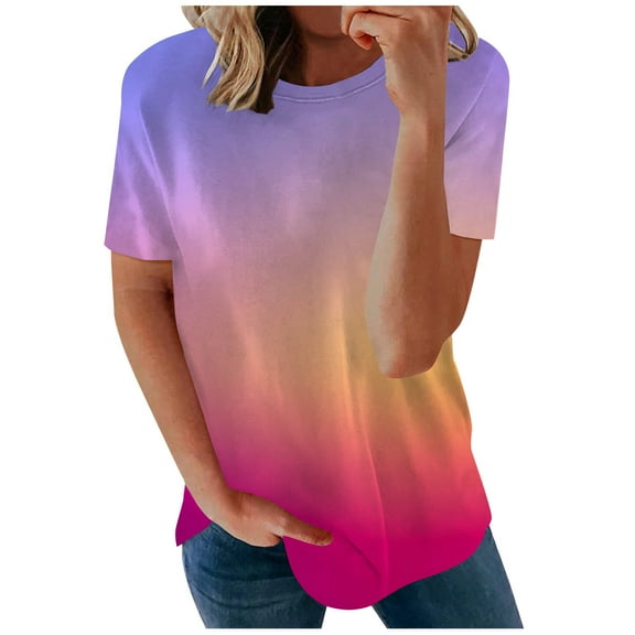 Summer Tops For Women 2026 Plus Size Womens Tops Casual Dressy Blouses For Women Dressy Casual T Shirts For Women Loose Fit Graphic