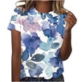 thumbnail image 1 of Summer Tops For Women 2026 Vacation Womens Summer Tops Plus Size Womens Blouses Dressy Casual White V Neck T Shirts Women Plus Size, 1 of 6