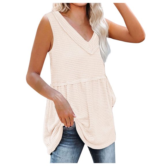 Summer Tops For Women Trendy Y2K Tank Tops For Women Pack White Women Tunic Tops Plus Size 100 Percent Cotton V Neck T Shirts Women Plus Size