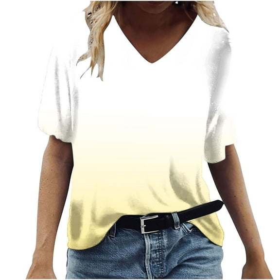 Bogo Summer Tops For Women With Sleeves Womens Warm Winter Tops Dressy Casual Blouses For Women Long Sleeve Fitted V Neck T Shirts For Women
