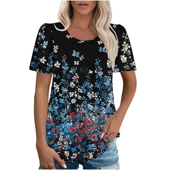 Bogo Summer Tops For Women 2025 Vacation Sexy Womens Short Sleeve Tops Dressy Casual Blouses For Women Dressy Casual Sexy V Neck T Shirts For Women Graphic Tees Funny