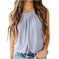 thumbnail image 1 of Summer Tops For Women 2026 Vacation Trendy Loose Fit Spaghetti Strap Tank Tops For Women Cotton Spring Tunic Tops For Women 2026 Trendy T Shirts For Women Cotton 100, 1 of 5