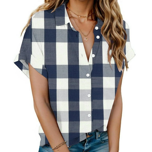 Bogo Trendy Cotton Work Blouses For Women 2025 Womens Tops Work Office Womens Blouses Short Sleeve Dressy T Shirts For Women Graphic Tee