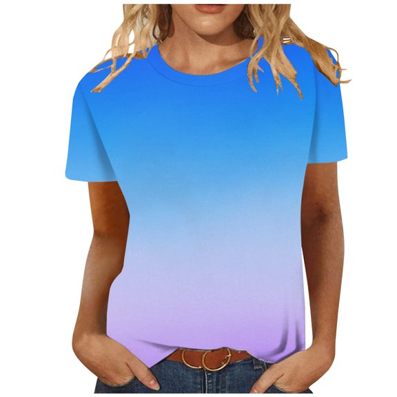 Trendy Summer Tops Plus Size Womens Tops Dressy Casual 3X Blouses For Women Casual T Shirts For Women V Neck Pack