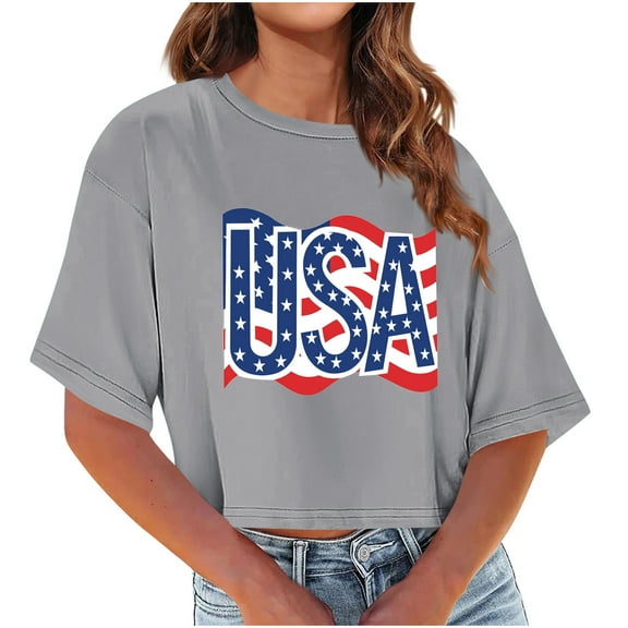 Womens 2026 Summer Vacation Fashion Womens Tops Dressy Casual 3/4 Sleeve Brown Womens Blouses Casual Summer T Shirts For Women Trendy