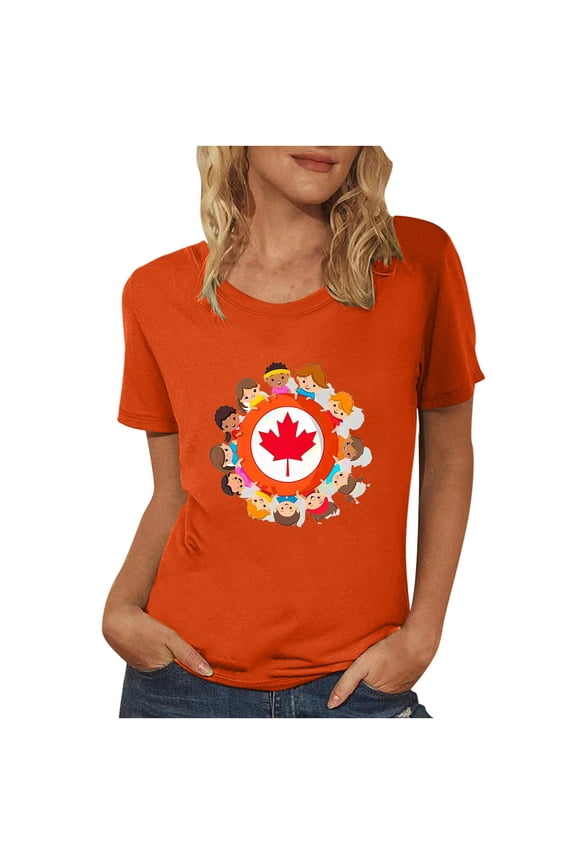 Bogo Womens 2025 Summer Vacation Fashion Womens Tops Short Sleeve Loose Fit Blouses For Women Business Formal T Shirts For Women Trendy Cotton