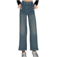 thumbnail image 1 of Bogo Womens Jeans Long Length Stretch Women'S Pants Casual Jeans Pants For Women Trendy Casual Womens Black Trousers Petite, 1 of 5