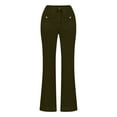 thumbnail image 1 of Bogo Womens Petite Mid Rise Wide Leg Jeans Women'S Pants Plus Size Elastic Waist Casual Pants For Women Petite Length Summer Womens Black Trousers Wide Leg, 1 of 6