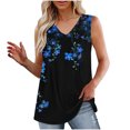 thumbnail image 1 of Womens Summer Tops Casual Dressy Cotton/Spandex Extra Long Black Tank Tops For Women Plus Size Boho Tunic Tops For Women Plus Size T Shirts For Women Loose Fit Gym, 1 of 6