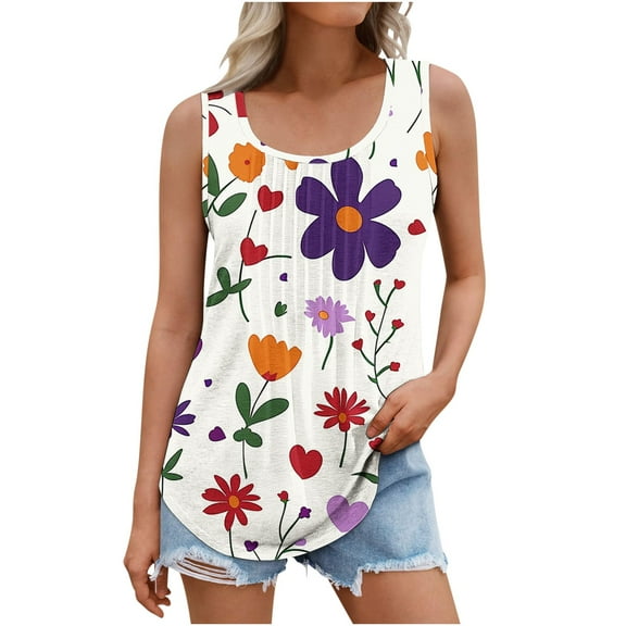 Womens Summer Tops Casual Plus Womens Tank Tops Fitted Cropped Plus Size Tunic Tops For Women 3X T Shirts For Women V Neck Pack
