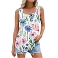 thumbnail image 1 of Bogo Womens Summer Tops Dressy Casual Womens Tank Tops Fitted Dressy Women Tunic Tops Plus Size Black V Neck T Shirts For Women Cotton, 1 of 5