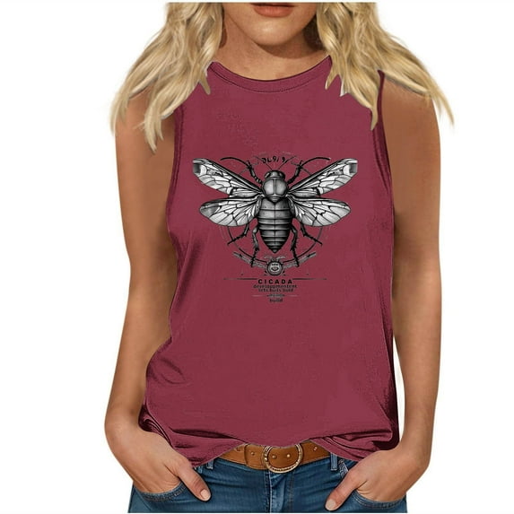 Womens Summer Tops Dressy White Cotton Tank Top Women Fitted Valentine Tunic Tops For Women 2026 T-Shirts For Women Graphic Tees Funny