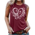 thumbnail image 1 of Womens Summer Tops Dressy White Tank Top Women Cotton Tunic Tops For Women For Leggings Sleeping T Shirts For Women Cotton Soft, 1 of 4