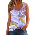 thumbnail image 1 of Womens Summer Tops Plus Size Extra Long White Tank Tops For Women Women Tunic Tops Dressy Casual T Shirts For Women Graphic V Neck, 1 of 5