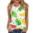 thumbnail image 1 of Womens Summer Tops White Tank Top Women Dressy Cotton Boho Tunic Tops For Women Loose Fit T Shirts For Women Trendy Plus Size, 1 of 4